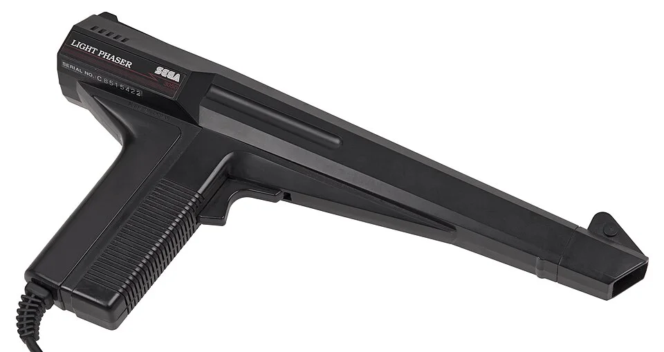 The Light Phaser light gun for the Sega Master System.