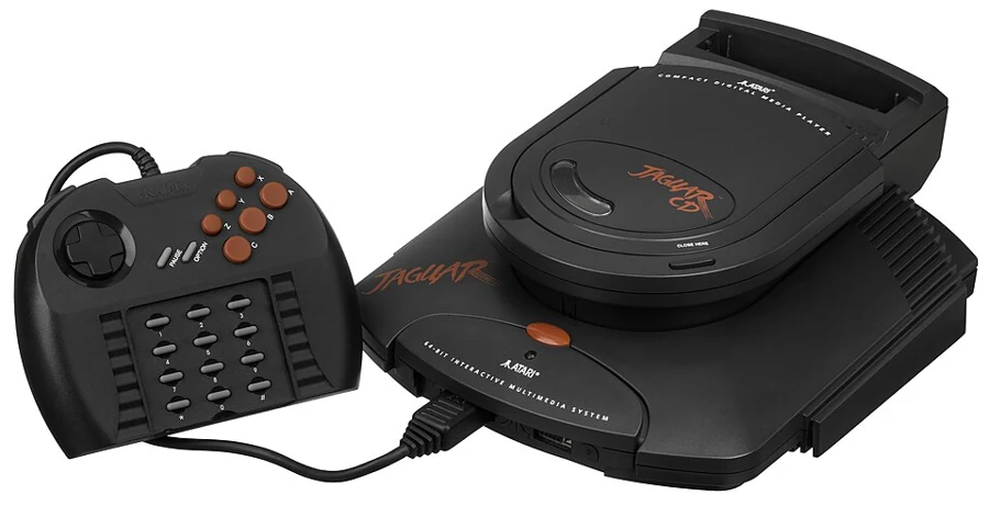 Imagem de Atari Jaguar CD — Atari-Jaguar-CD-wPro-Controller