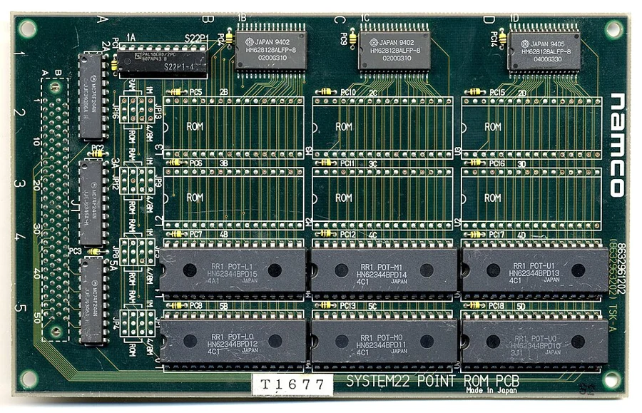 Imagem de Namco System 22 — Sys22 point rom pcb 01