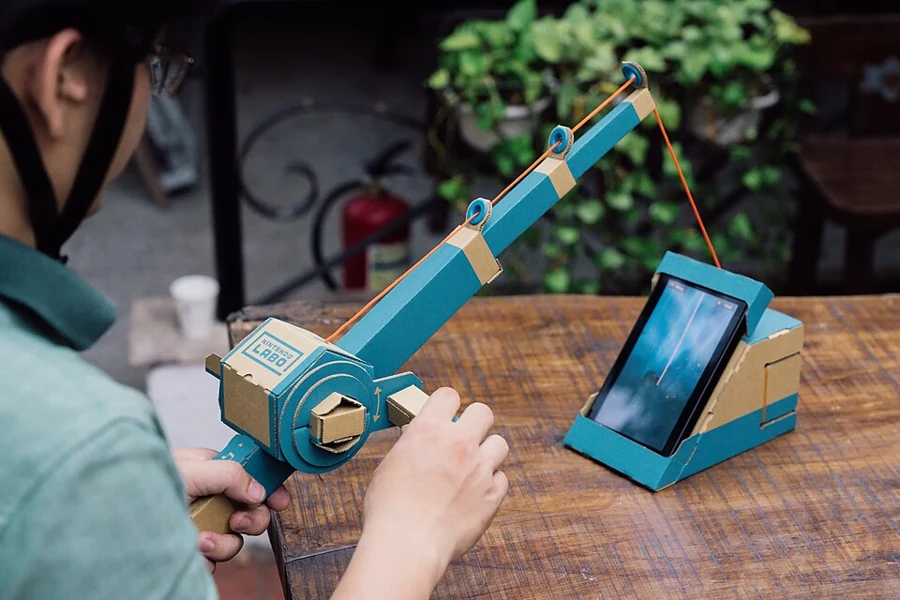 Imagem de Nintendo Labo — Nintendo Labo fishing rod