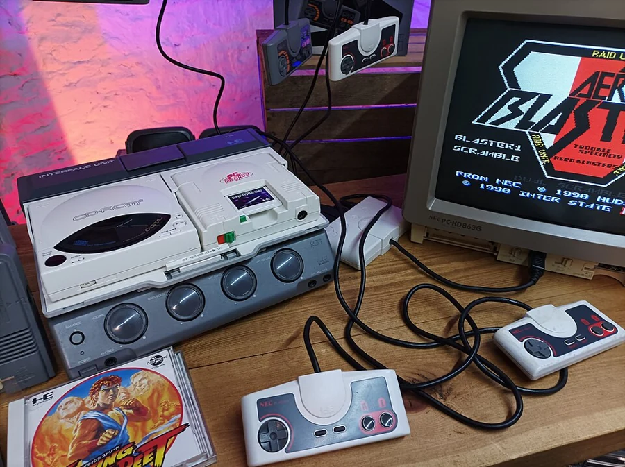 Imagem de PC Engine CD-ROM² — NEC PC Engine CDROM2