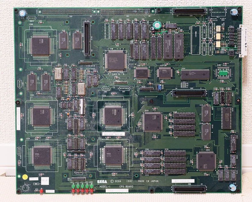 Imagem de Sega Model 1 — SEGA Model-1 CPU Board (50696088478)