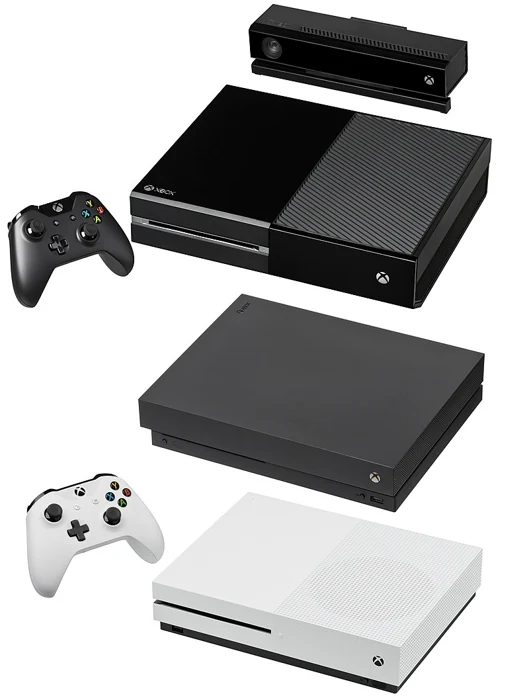 Imagem de Xbox One — Xbox One consoles montage